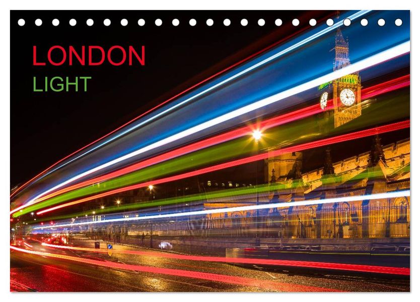 London Light (Tischkalender 2026 DIN A5 quer) CALVENDO Monatskalender
