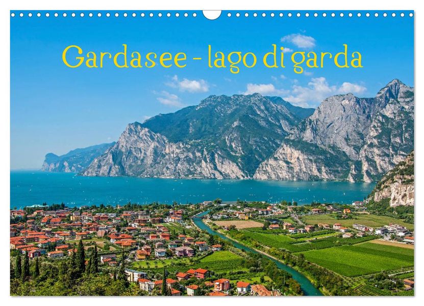 Gardasee - lago di Garda by Sascha Ferrari (Wandkalender 2026 DIN A3 quer) CALVENDO Monatskalender
