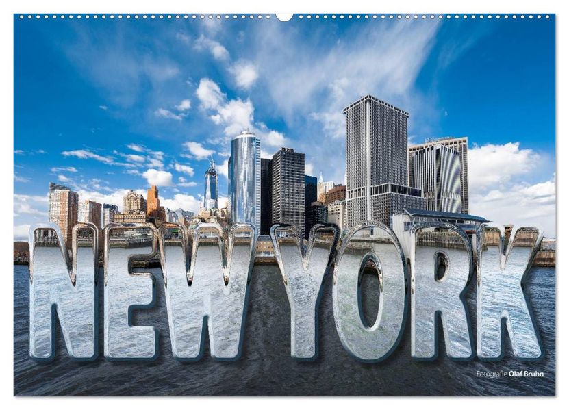 New York (Wandkalender 2026 DIN A2 quer) CALVENDO Monatskalender