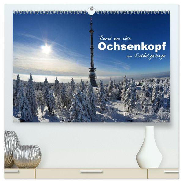 Rund um den Ochsenkopf (hochwertiger Premium Wandkalender 2026 DIN A2 quer) Kunstdruck in Hochglanz