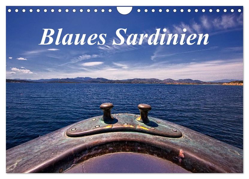 Blaues Sardinien (Wandkalender 2026 DIN A4 quer) CALVENDO Monatskalender