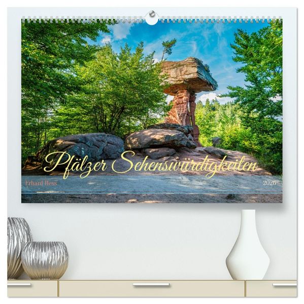Pfälzer Sehenswürdigkeiten (hochwertiger Premium Wandkalender 2026 DIN A2 quer) Kunstdruck in Hochglanz