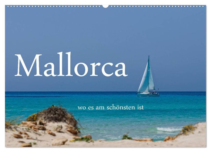 Mallorca wo es am schönsten ist (Wandkalender 2026 DIN A2 quer) CALVENDO Monatskalender