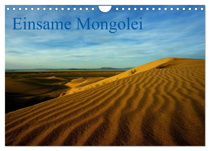 Einsame Mongolei (Wandkalender 2026 DIN A4 quer) CALVENDO Monatskalender
