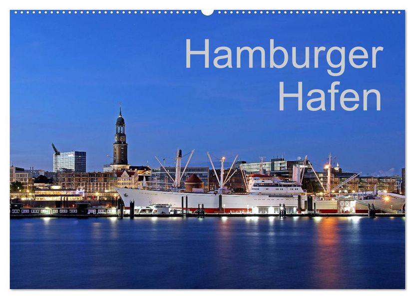 Hamburger Hafen (Wandkalender 2026 DIN A2 quer) CALVENDO Monatskalender