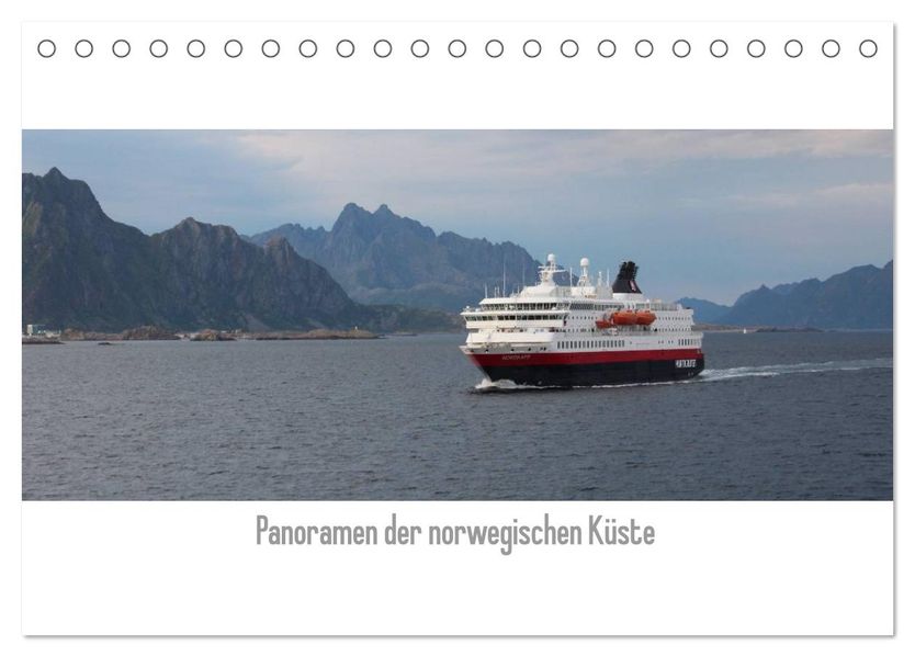 Panoramen der norwegischen Küste (Tischkalender 2026 DIN A5 quer) CALVENDO Monatskalender