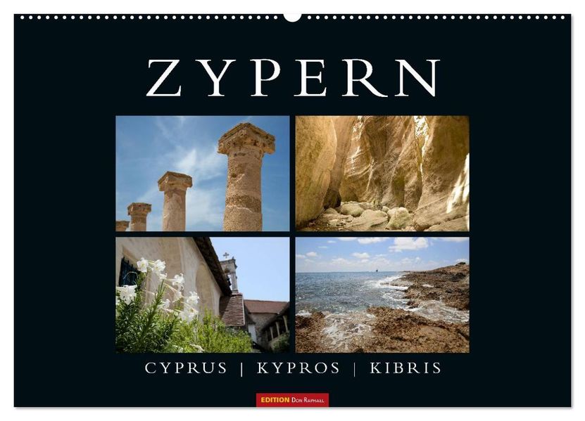 Zypern - Cyprus - Kypros (Wandkalender 2026 DIN A2 quer) CALVENDO Monatskalender