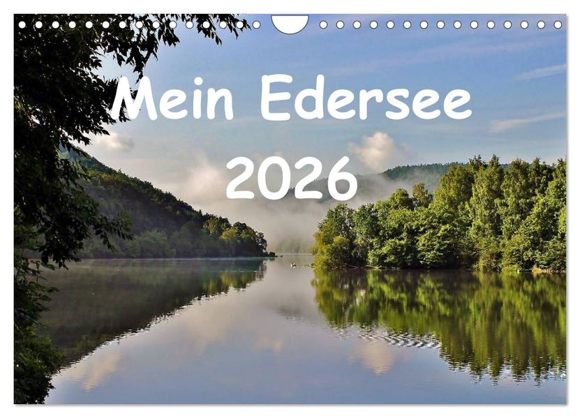 Mein Edersee 2026 (Wandkalender 2026 DIN A4 quer) CALVENDO Monatskalender