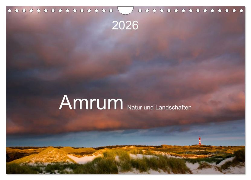 Amrum. Natur und Landschaften (Wandkalender 2026 DIN A4 quer) CALVENDO Monatskalender