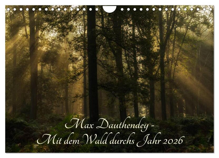 Max Dauthendey - Mit dem Wald durchs Jahr (Wandkalender 2026 DIN A4 quer) CALVENDO Monatskalender