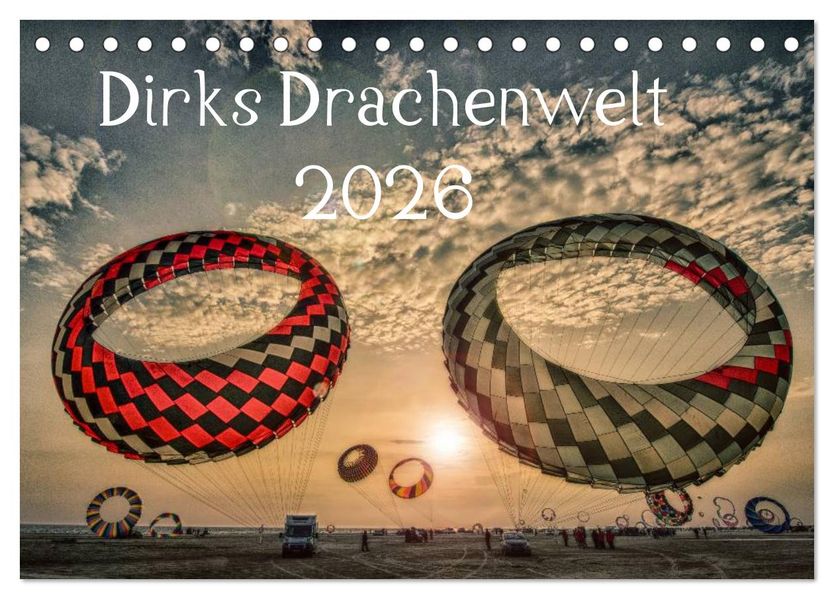 Dirks Drachenwelt (Tischkalender 2026 DIN A5 quer) CALVENDO Monatskalender