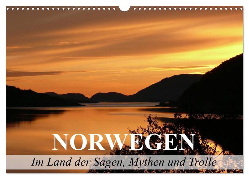 Norwegen - Im Land der Sagen Mythen und Trolle (Wandkalender 2026 DIN A3 quer) CALVENDO Monatskalender