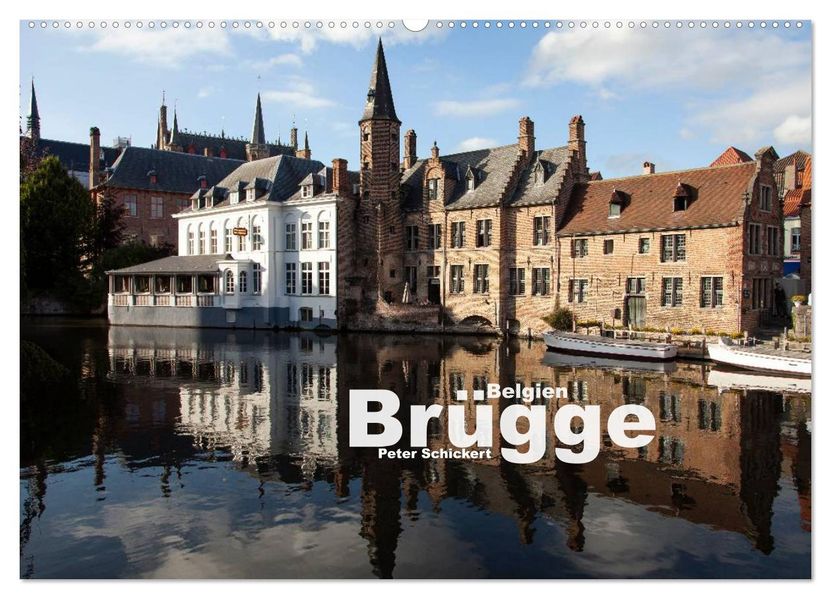 Brügge - Belgien (Wandkalender 2026 DIN A2 quer) CALVENDO Monatskalender