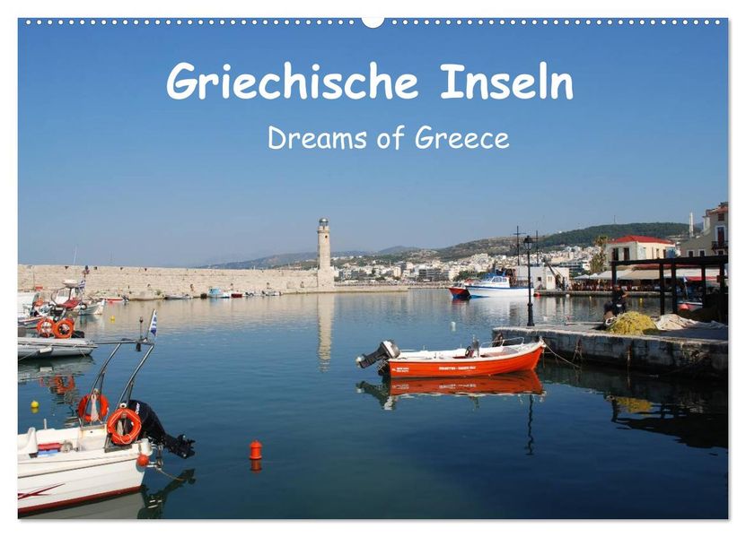 Griechische Inseln (Wandkalender 2026 DIN A2 quer) CALVENDO Monatskalender