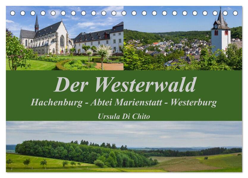 Der Westerwald (Tischkalender 2026 DIN A5 quer) CALVENDO Monatskalender