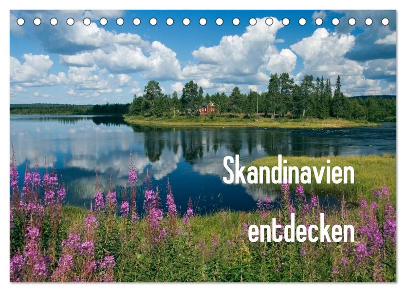 Skandinavien entdecken (Tischkalender 2026 DIN A5 quer) CALVENDO Monatskalender