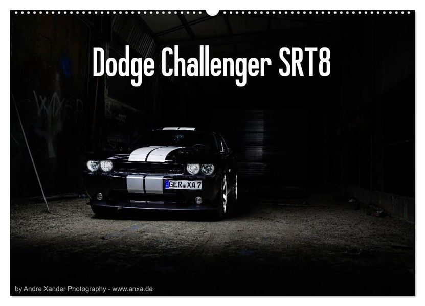 Dodge Challenger SRT8 (Wandkalender 2026 DIN A2 quer) CALVENDO Monatskalender