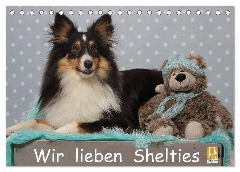 Wir lieben Shelties (Tischkalender 2026 DIN A5 quer) CALVENDO Monatskalender