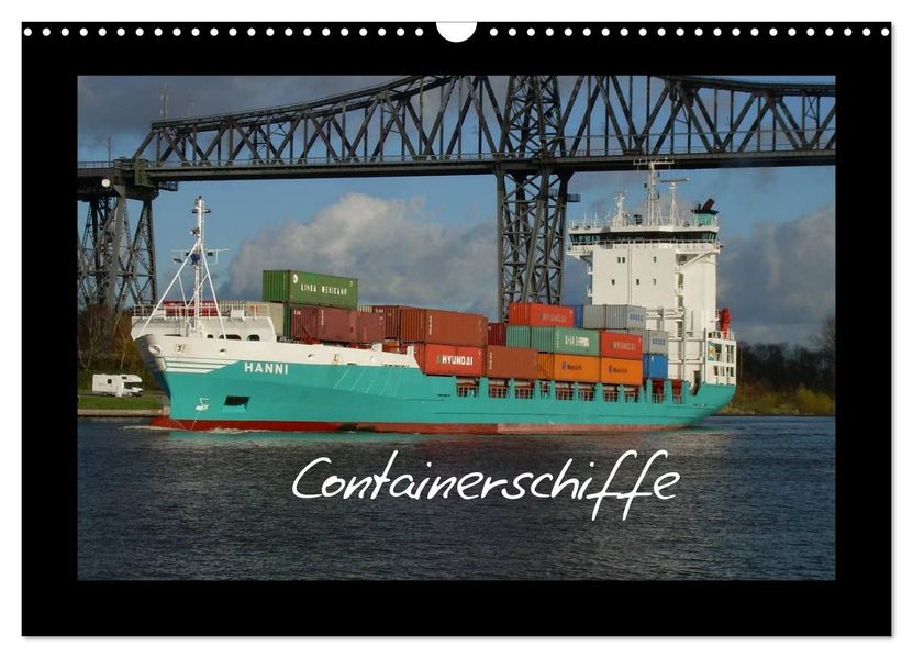 Containerschiffe (Wandkalender 2026 DIN A3 quer) CALVENDO Monatskalender