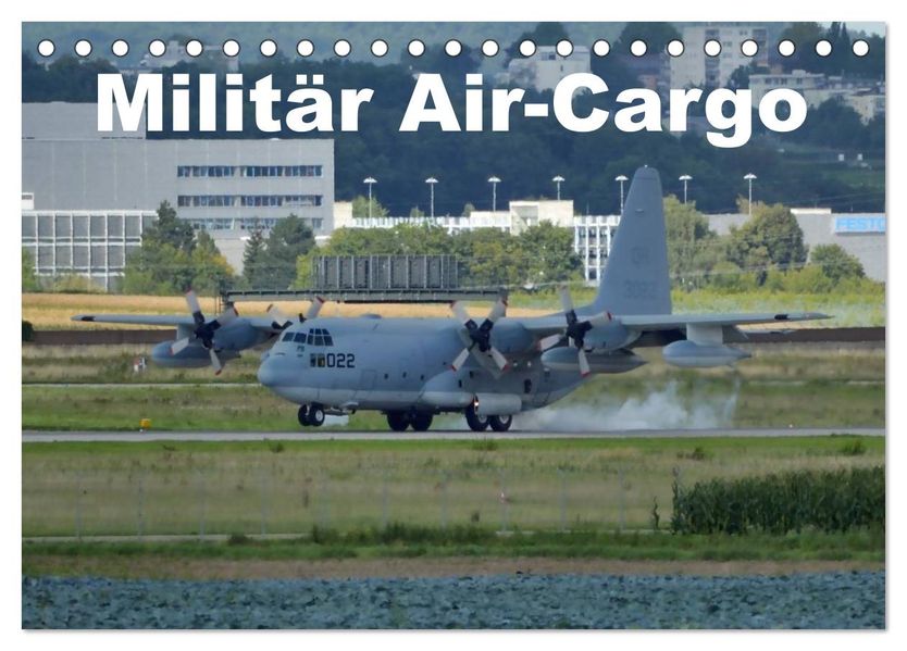 Militär Air-Cargo (Tischkalender 2026 DIN A5 quer) CALVENDO Monatskalender