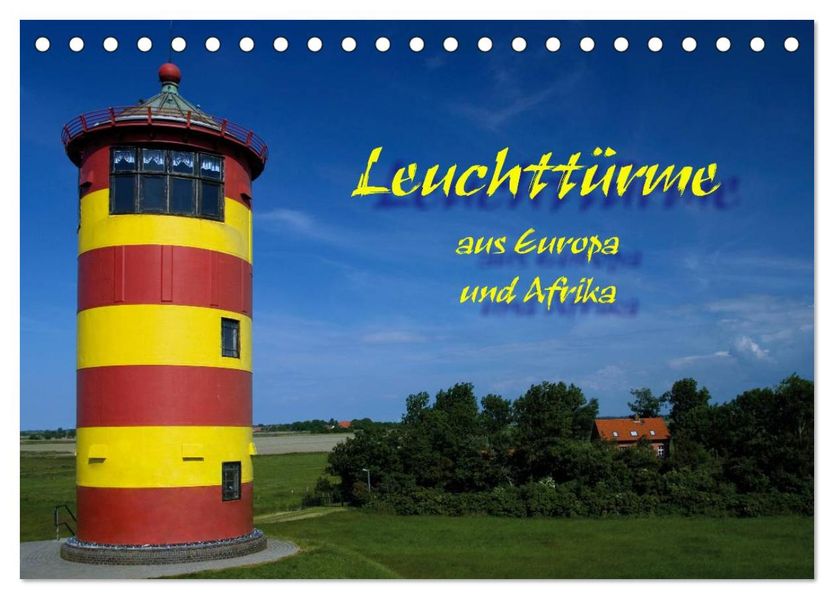 Leuchttürme (Tischkalender 2026 DIN A5 quer) CALVENDO Monatskalender