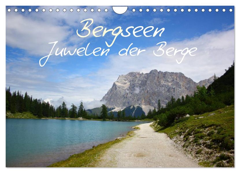 Bergseen - Juwelen der Berge (Wandkalender 2026 DIN A4 quer) CALVENDO Monatskalender