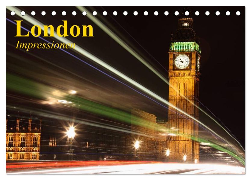 London Impressionen (Tischkalender 2026 DIN A5 quer) CALVENDO Monatskalender