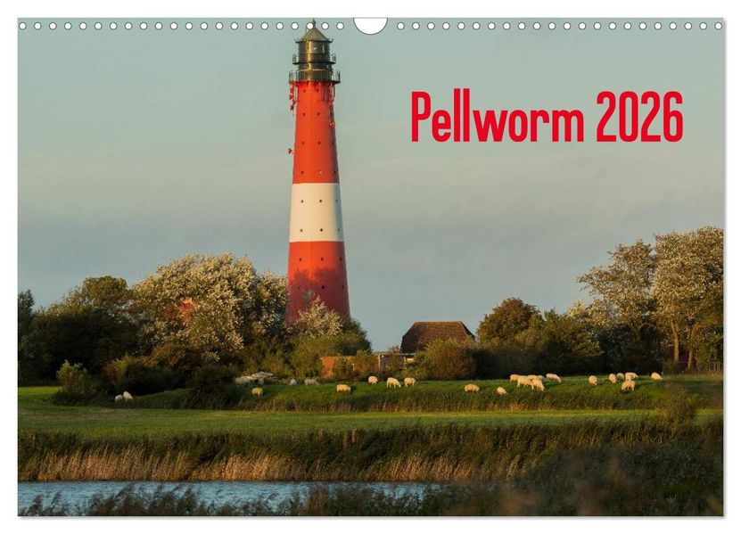 Pellworm 2026 (Wandkalender 2026 DIN A3 quer) CALVENDO Monatskalender