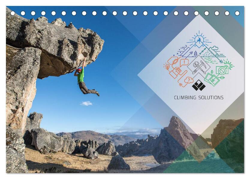 Climbing Solutions - Bergsport weltweit (Tischkalender 2026 DIN A5 quer) CALVENDO Monatskalender