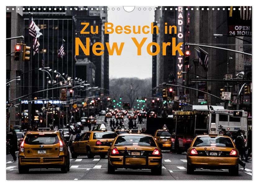 Zu Besuch in New York (Wandkalender 2026 DIN A3 quer) CALVENDO Monatskalender