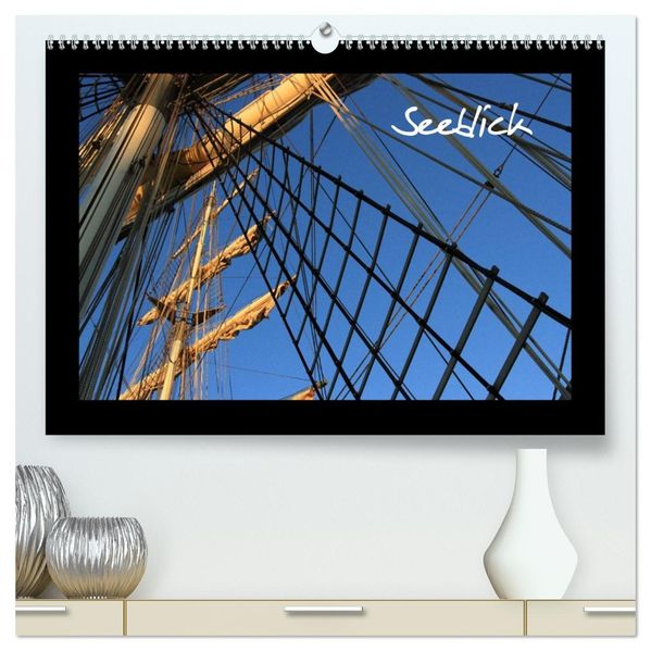 Seeblick (hochwertiger Premium Wandkalender 2026 DIN A2 quer) Kunstdruck in Hochglanz