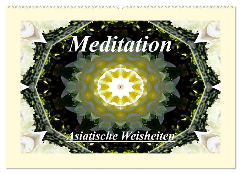 Meditation - Asiatische Weisheiten (Wandkalender 2026 DIN A2 quer) CALVENDO Monatskalender