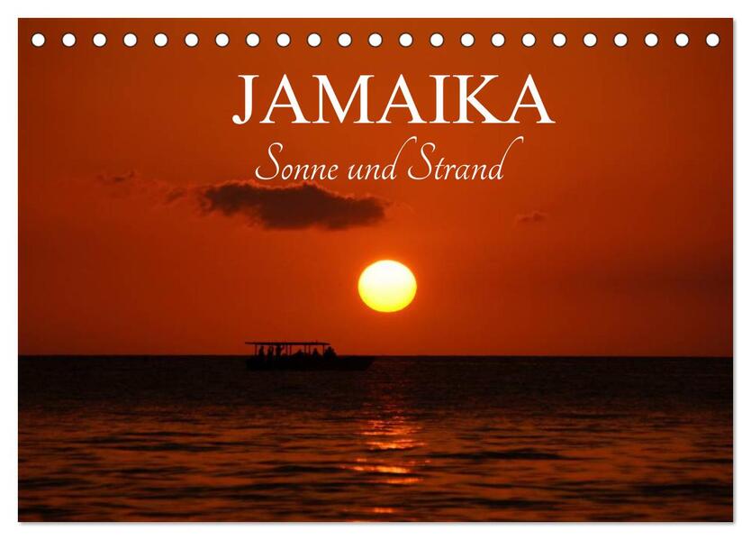 Jamaika Sonne und Strand (Tischkalender 2026 DIN A5 quer) CALVENDO Monatskalender
