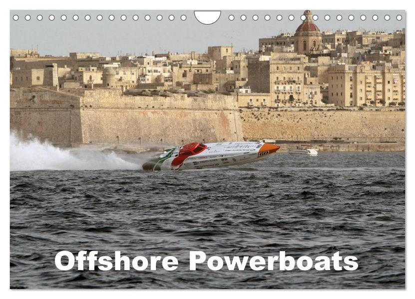Offshore Powerboats (Wandkalender 2026 DIN A4 quer) CALVENDO Monatskalender