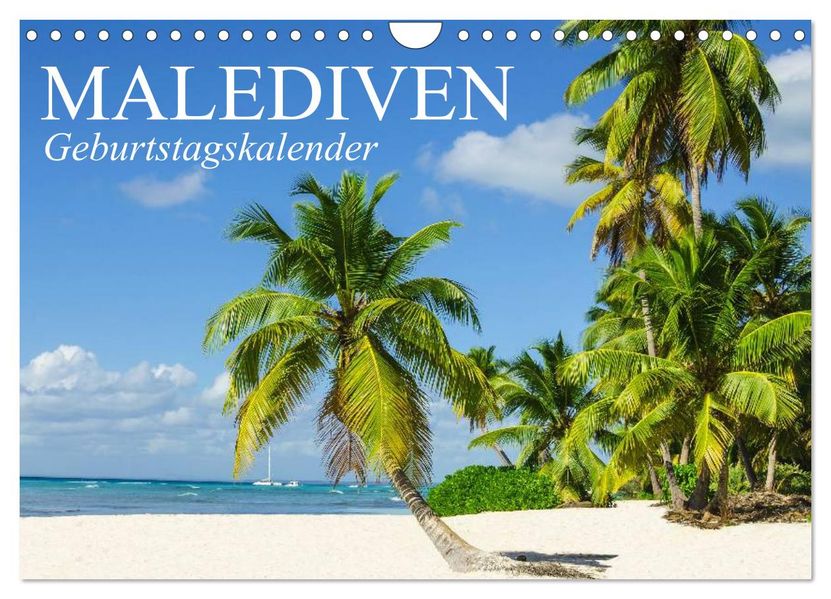 Malediven (Wandkalender 2026 DIN A4 quer) CALVENDO Monatskalender