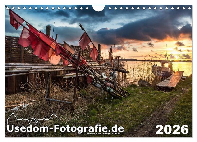 Usedom-Fotografie.de (Wandkalender 2026 DIN A4 quer) CALVENDO Monatskalender