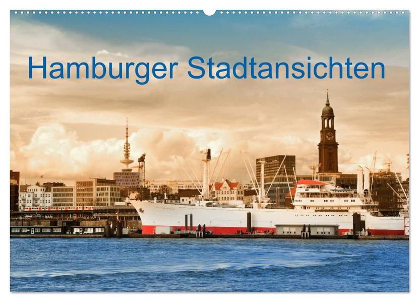 Hamburger Stadtansichten (Wandkalender 2026 DIN A2 quer) CALVENDO Monatskalender
