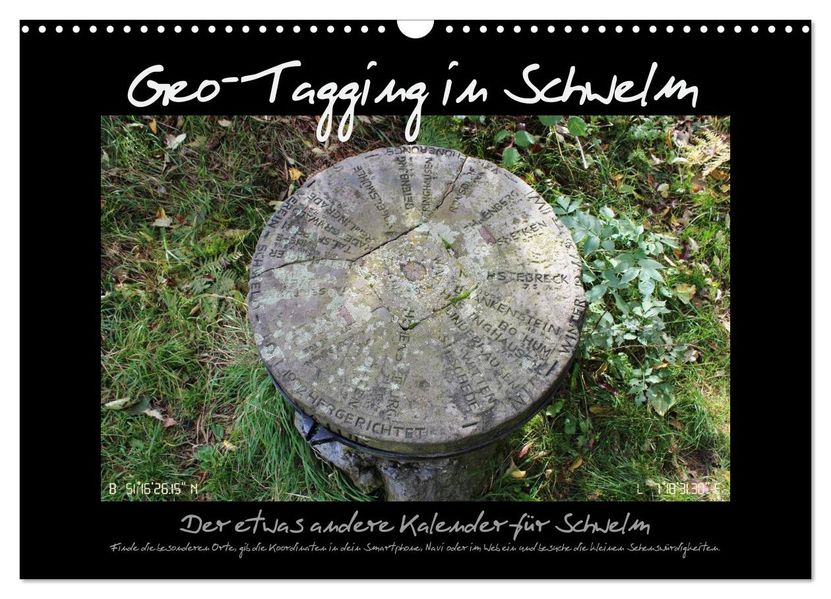 Geo-Tagging in Schwelm (Wandkalender 2026 DIN A3 quer) CALVENDO Monatskalender