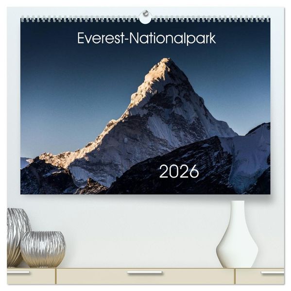 Everest-Nationalpark (hochwertiger Premium Wandkalender 2026 DIN A2 quer) Kunstdruck in Hochglanz