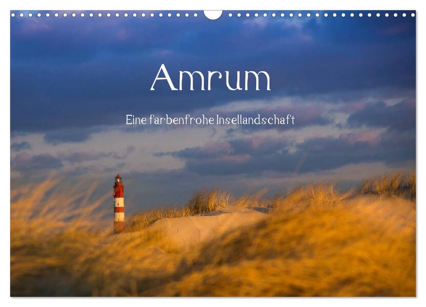 Amrum - Eine farbenfrohe Insellandschaft (Wandkalender 2026 DIN A3 quer) CALVENDO Monatskalender