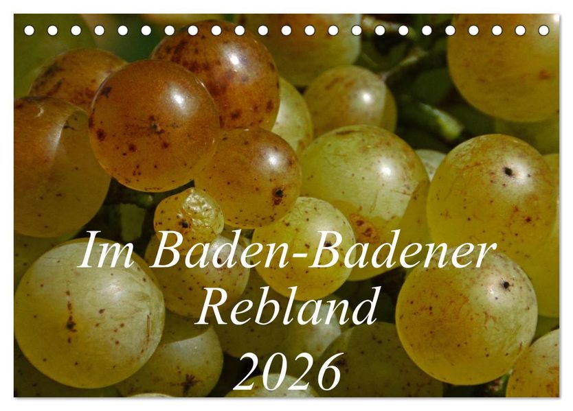 Im Baden-Badener Rebland 2026 (Tischkalender 2026 DIN A5 quer) CALVENDO Monatskalender