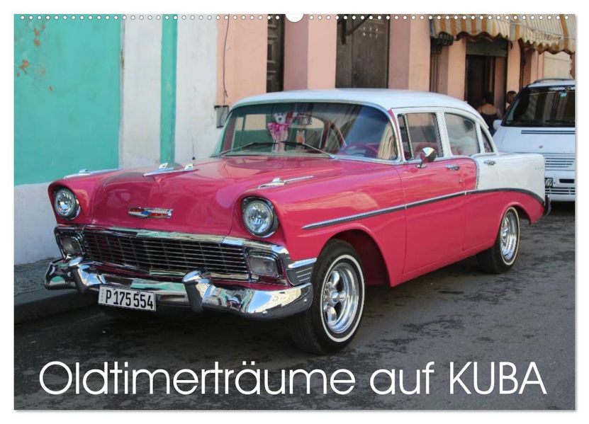 Oldtimerträume auf KUBA (Wandkalender 2026 DIN A2 quer) CALVENDO Monatskalender