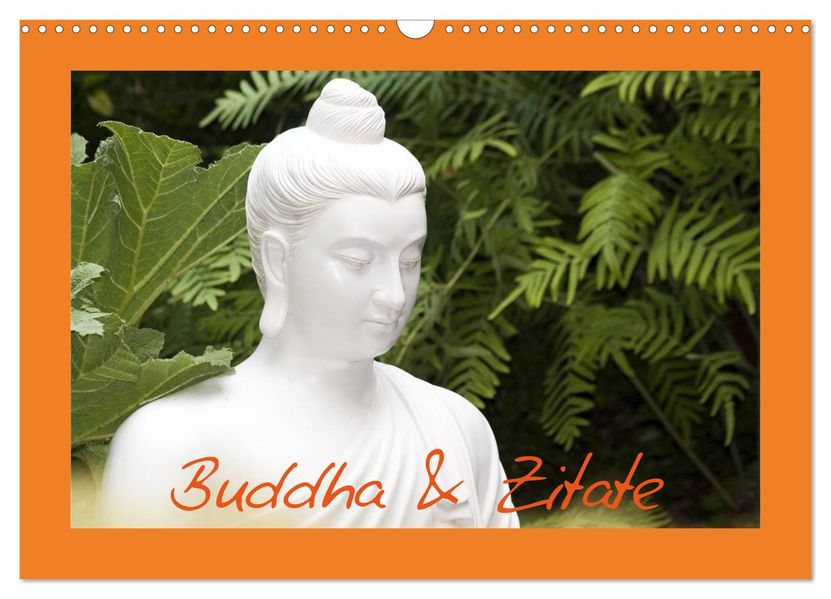 Buddha & Zitate (Wandkalender 2026 DIN A3 quer) CALVENDO Monatskalender