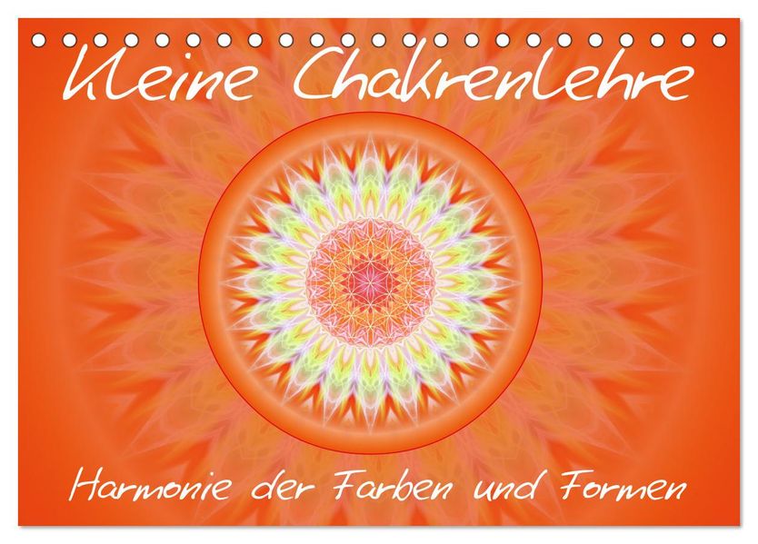 Kleine Chakrenlehre (Tischkalender 2026 DIN A5 quer) CALVENDO Monatskalender