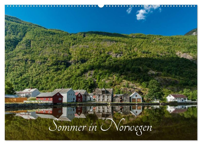 Sommer in Norwegen (Wandkalender 2026 DIN A2 quer) CALVENDO Monatskalender