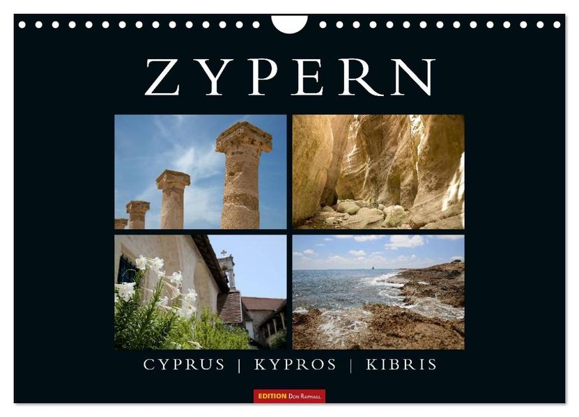 Zypern - Cyprus - Kypros (Wandkalender 2026 DIN A4 quer) CALVENDO Monatskalender