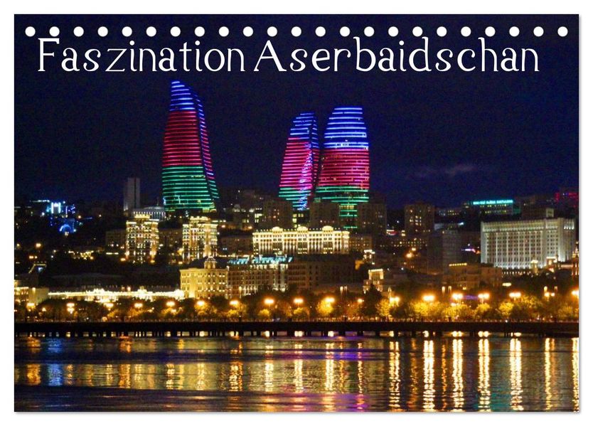 Faszination Aserbaidschan (Tischkalender 2026 DIN A5 quer) CALVENDO Monatskalender