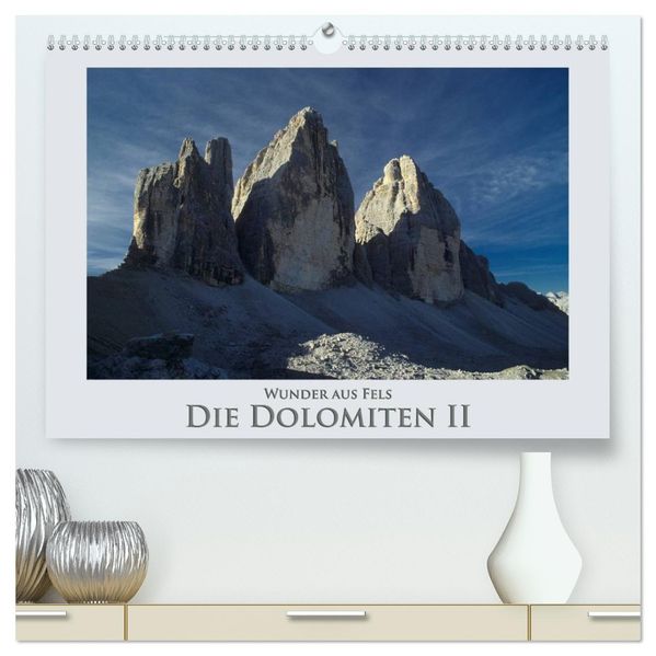 Wunder aus Fels - Die Dolomiten II (hochwertiger Premium Wandkalender 2026 DIN A2 quer) Kunstdruck in Hochglanz