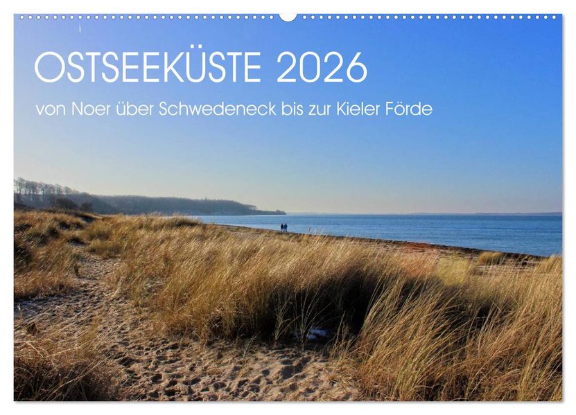 Ostseeküste 2026 (Wandkalender 2026 DIN A2 quer) CALVENDO Monatskalender