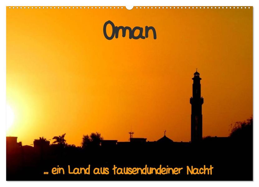 Oman (Wandkalender 2026 DIN A2 quer) CALVENDO Monatskalender